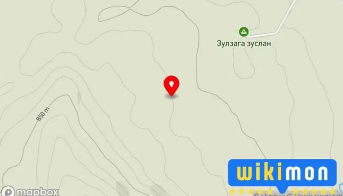 гэсэн газрын зураг Шүтээн ресорт Амралтын газар дээр Zulzaga