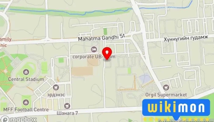 гэсэн газрын зураг Си Эл Даблью Эйч Монголиа Эмэгтэйчүүдийн Эрүүл Мэндийн Эмнэлэг дээр Улаанбаатар
