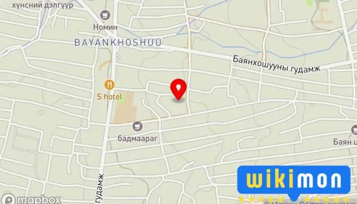 гэсэн газрын зураг СХД Батгэрэлт ирээдүй ТББ Хөгжлийн бэрхшээлтэй иргэдийн асрамж Холбоо буюу Байгууллага, Халамжийн газар дээр Улаанбаатар
