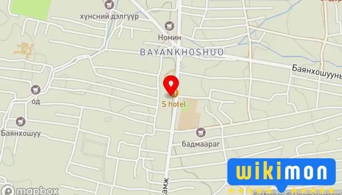 гэсэн газрын зураг СХД ийн 40-р хороо Дотоод захиргааны алба дээр Улаанбаатар