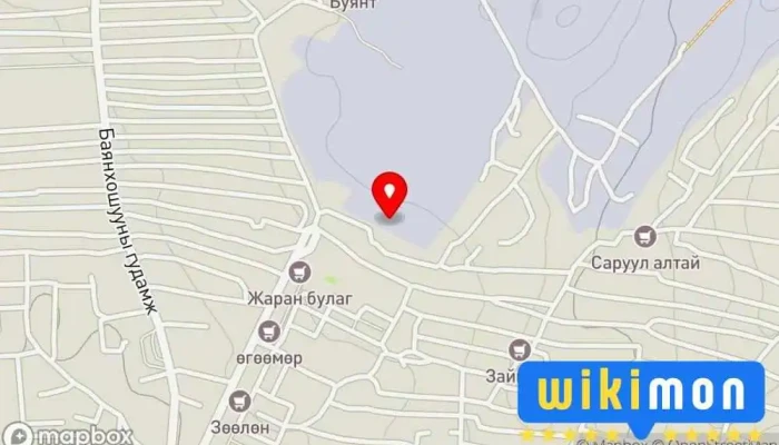 гэсэн газрын зураг СХД-ийн ХХҮХ Шатахуун түгээх станц дээр Улаанбаатар