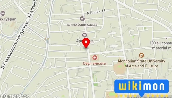 гэсэн газрын зураг Сод Монгол Шатахуун түгээх станц дээр Улаанбаатар