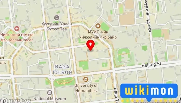 гэсэн газрын зураг Соёмбо бичиг хэрэг Номын дэлгүүр дээр Улаанбаатар