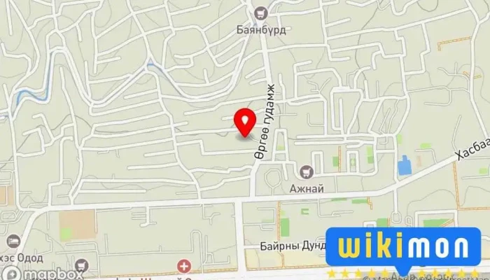 гэсэн газрын зураг Соёмбо принтинг ХХК Үйлдвэрийн байр Үйлдвэрлэгч дээр Улаанбаатар