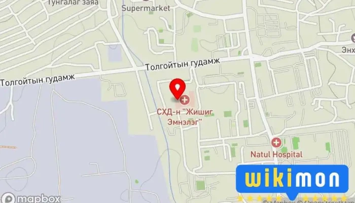 гэсэн газрын зураг Сонгинохайрхан Дүүргийн Нэгдсэн Эмнэлэг Хүүхдийн эмч дээр Улаанбаатар