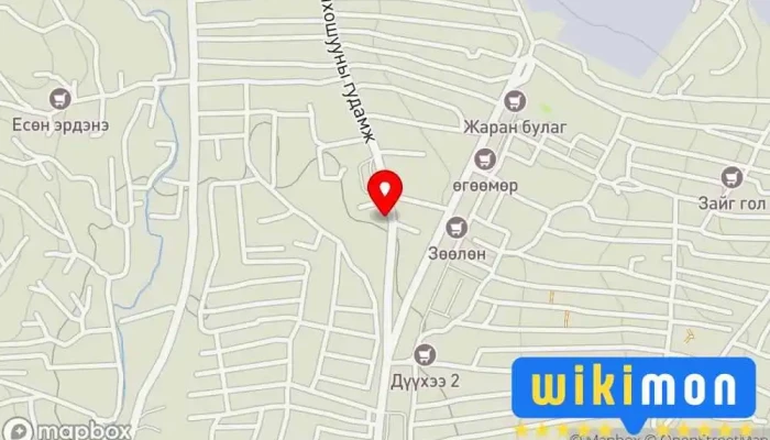гэсэн газрын зураг Сооноо алаг авто засвар Авто Засварын Үйлчилгээ дээр Улаанбаатар