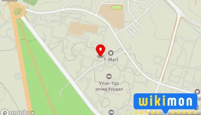 гэсэн газрын зураг Sug orgilin ger Зочид буудал дээр Дархан