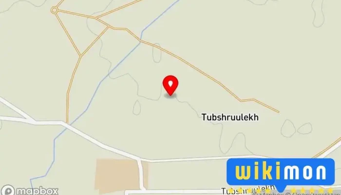 гэсэн газрын зураг Таванбулаг  дээр Таванбулаг
