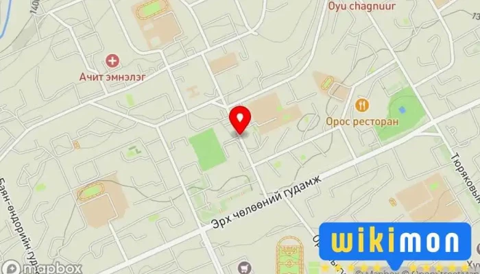 гэсэн газрын зураг Тэнгис зочид буудал Зочид буудал дээр Эрдэнэт