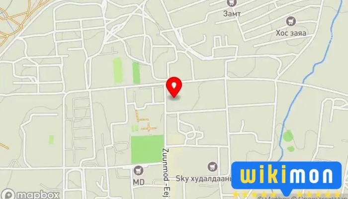 гэсэн газрын зураг The hotel Zuunmod Зочид буудал дээр Зуунмод