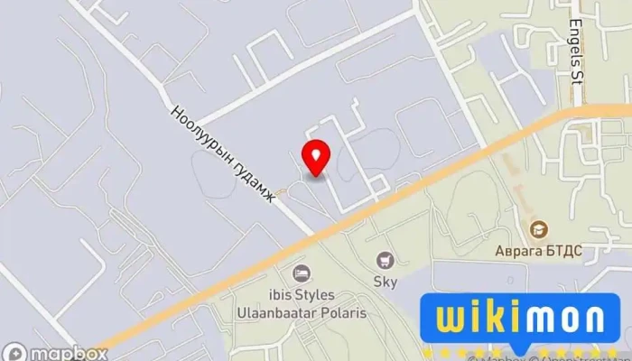 гэсэн газрын зураг ТОД ХӨШИГ ХХК Гэр ахуйн барааны дэлгүүр дээр Улаанбаатар