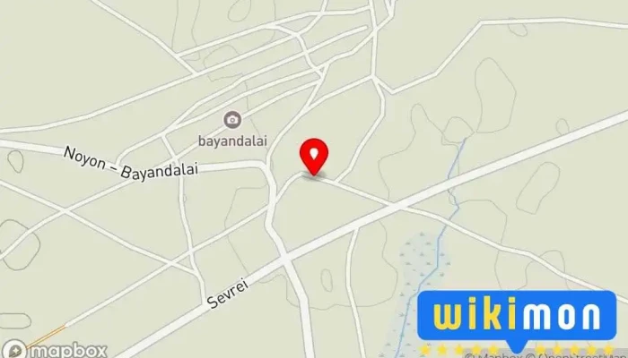 гэсэн газрын зураг Tod Zoogiyn Gazar Ресторан дээр Баяндалай