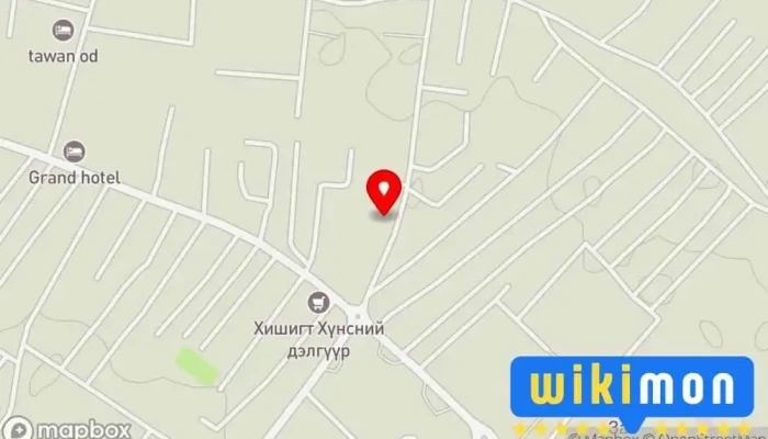 гэсэн газрын зураг Төгөл дэлгүүр Дэлгүүр дээр Улаангом