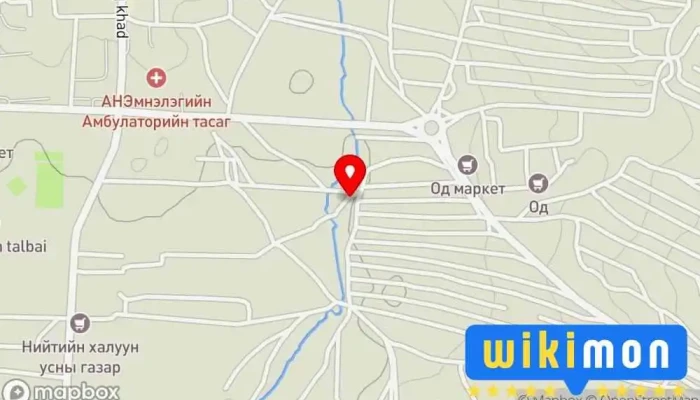 гэсэн газрын зураг Ток ажил Соёлын төв дээр Зуунмод