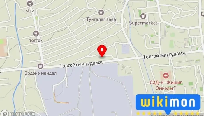 гэсэн газрын зураг Толгойт Нум засвар Машин түрээслүүлэх газар дээр Улаанбаатар