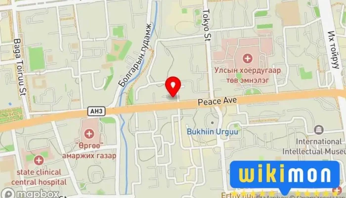 гэсэн газрын зураг Төрийн өмчийн бодлого, зохицуулалтын газар Засгийн газрын байшин дээр Улаанбаатар