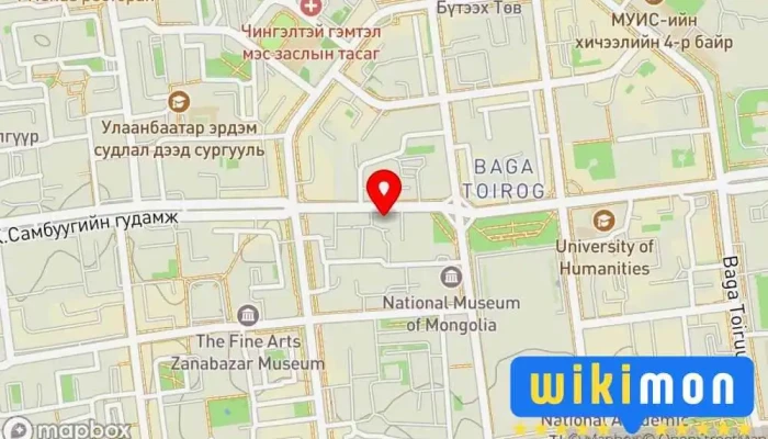 гэсэн газрын зураг Цагдаагийн ерөнхий газар Холбооны цагдаа дээр Улаанбаатар