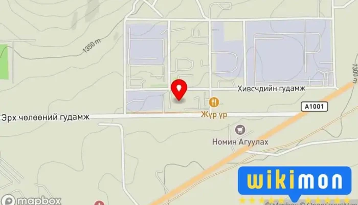 гэсэн газрын зураг Цагдаагийн газар Цагдаагийн газар дээр Эрдэнэт