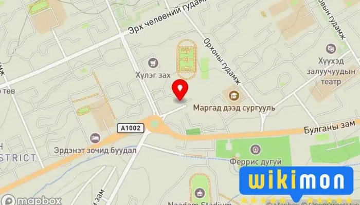 гэсэн газрын зураг Tsahiur sport center erdenet Эрүүл Мэндийн Клуб дээр Эрдэнэт