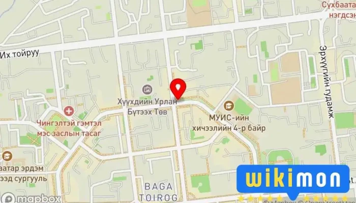 гэсэн газрын зураг Tseej zurag, hevlel Гэрэл зургийн студи дээр Улаанбаатар