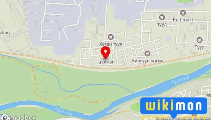 гэсэн газрын зураг Цэлмэг хотхон Орон сууцны цогцолбор дээр Улаанбаатар