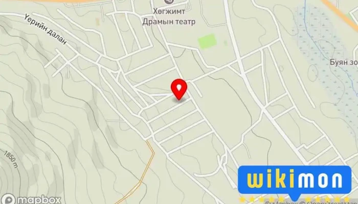гэсэн газрын зураг Цэндээ гэр Хувийн сууцны барилгажилт дээр Цэцэрлэг