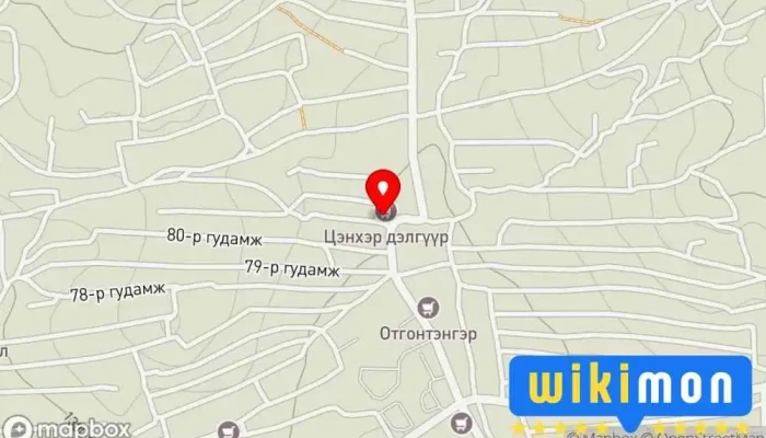 гэсэн газрын зураг Цэнхэр дэлгүүр ах дүү жамбуул Компаний Оффис дээр Улаанбаатар