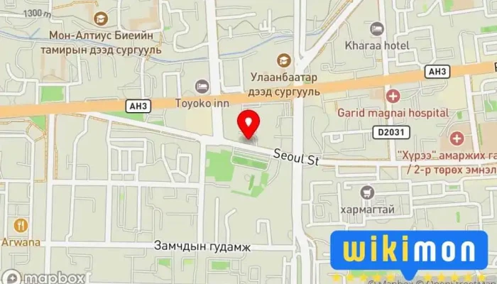 гэсэн газрын зураг Центр ресторан паб Ресторан дээр хот