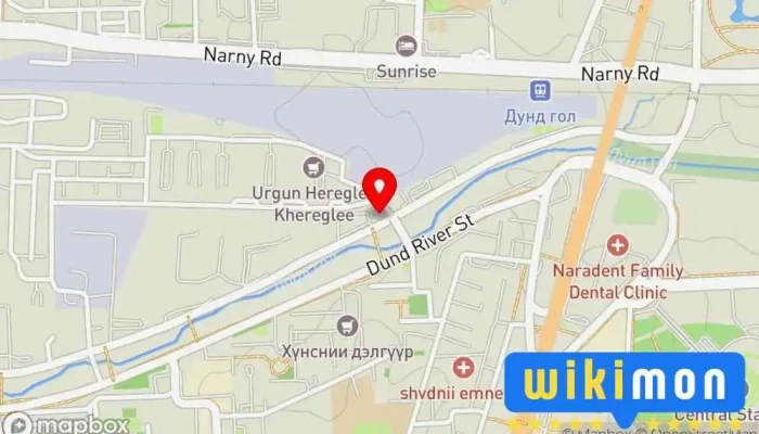 гэсэн газрын зураг Tsetsgiin delguur Цэцгийн дэлгүүр дээр Улаанбаатар