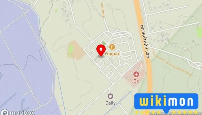 гэсэн газрын зураг Цэцлэн гадаад хэл сургалтын төв Боловсролын төв дээр Улаанбаатар
