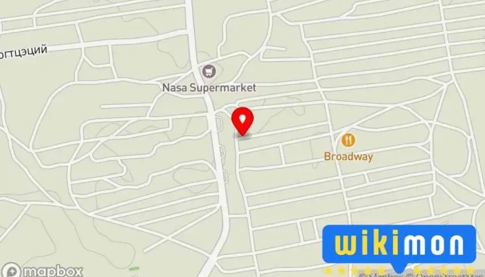 гэсэн газрын зураг Tsogt-Tsetsii Үйлдвэрлэгч дээр Цогтцэций