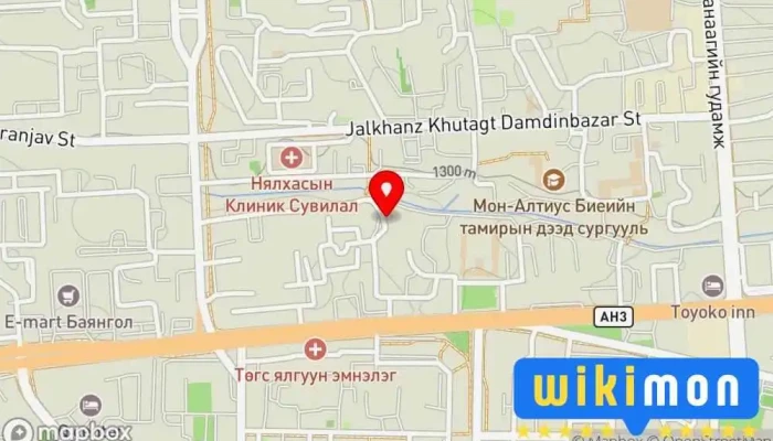 гэсэн газрын зураг ТҮГЭЭМЭЛ ХӨГЖИЛ ТӨВ Холбоо буюу Байгууллага дээр Улаанбаатар