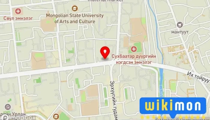 гэсэн газрын зураг Тулга проект ХХК Барилгын Компани дээр Улаанбаатар