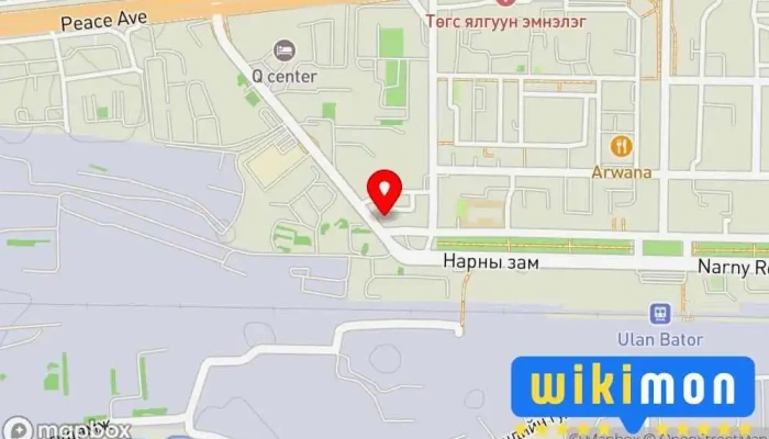 гэсэн газрын зураг Tushig Нийтийн орон сууц дээр Улаанбаатар