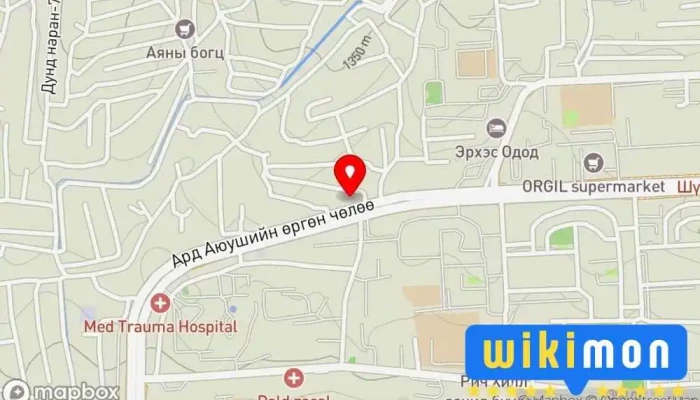 гэсэн газрын зураг UB Auto Center Авто засварын төв, Авто Засварын Үйлчилгээ дээр Улаанбаатар