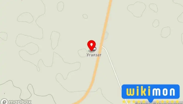 гэсэн газрын зураг Угалзат Ресторан дээр Эрдэнэсант