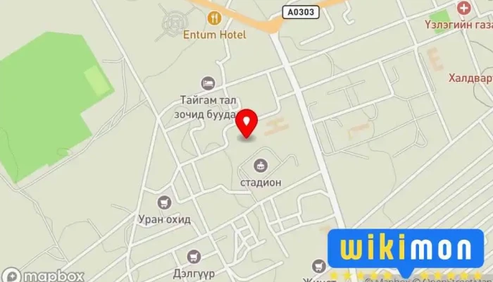 гэсэн газрын зураг Үйлдвэр сургалтын төв Сургууль дээр Алтай