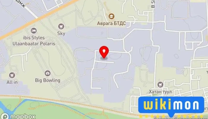 гэсэн газрын зураг УЛААНБААТАР ФУР ХХК  дээр Улаанбаатар
