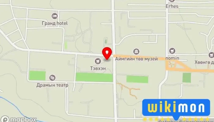 гэсэн газрын зураг Улаанхуаран тэнүүн огоо Холбоо буюу Байгууллага дээр Мөрөн