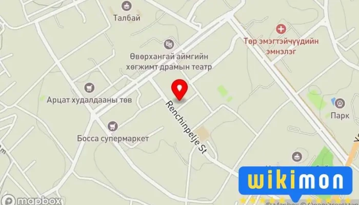 гэсэн газрын зураг Улсын бүртгэлийн хэлтэс Бүртгэлийн алба дээр Арвайхээр