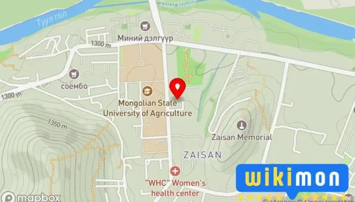 гэсэн газрын зураг Үндсэн хуулийн цэц Компаний Оффис дээр Улаанбаатар