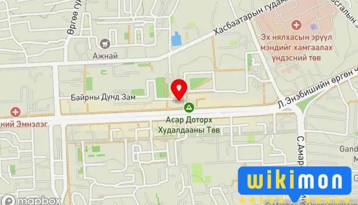 гэсэн газрын зураг Үнэлж буй хөрөнгө Дэлгүүр дээр Улаанбаатар