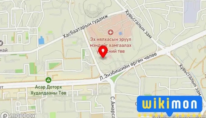 гэсэн газрын зураг Unimed International Hospital, IVF Center Эмнэлэг дээр Улаанбаатар