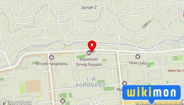 гэсэн газрын зураг УРАДУ Цахилгаан хэрэгслийн засвар үйлчилгээ дээр Улаанбаатар