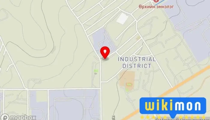 гэсэн газрын зураг Уранган авто засвар Автомашин засварын газар дээр Орхон