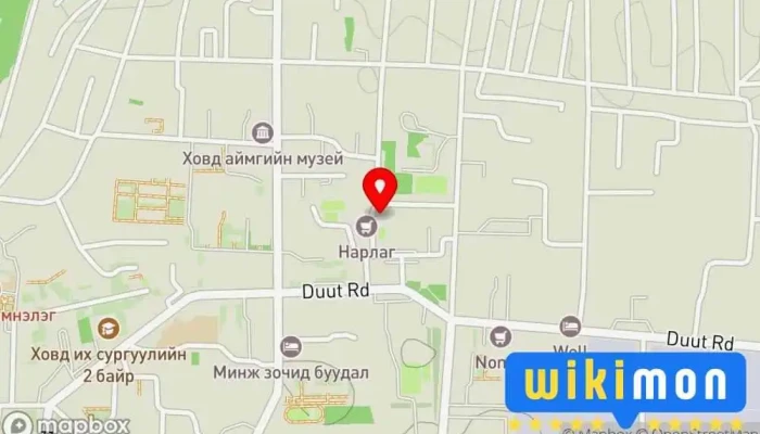 гэсэн газрын зураг Усжуулахын 27 Нийтийн орон сууц дээр Ховд