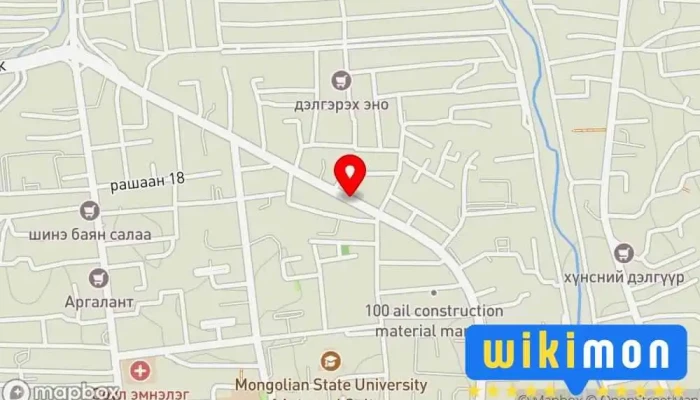 гэсэн газрын зураг UUDUU | ENGINEERING  дээр Улаанбаатар
