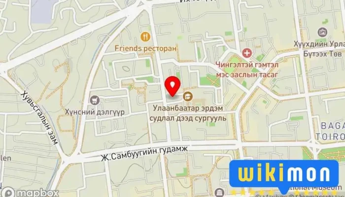 гэсэн газрын зураг Уул уурхайн мэргэжлийн холбоодын зөвлөл Холбоо буюу Байгууллага дээр Улаанбаатар