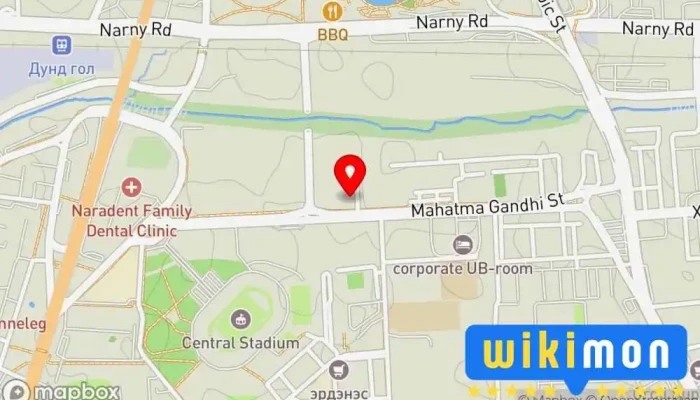 гэсэн газрын зураг Way Academy Боловсролын Зөвлөгч дээр Улаанбаатар