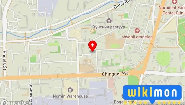 гэсэн газрын зураг World design LLC  дээр Улаанбаатар